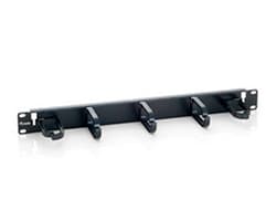 Panel Organizador de Cables EQUIP Rack Negro