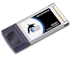 T. Red PCMCIA ECOM Wireless 125Mbps MIMO
