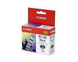 Tinta Canon BCI-24BK Negro 9ml 125 páginas (6881A002)
