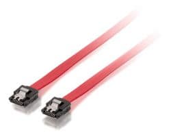 Cable EQUIP SATA2/M a SATA2/M 0.5m Rojo/Negro