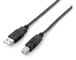 Cable EQUIP USB-A/M a USB-B/M 1.8m Negro