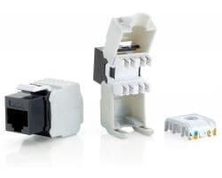 Conector EQUIP RJ45/H Cat6 Kit 8 Negro/Blanco