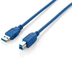 Cable EQUIP USB-A/M a USB-B/M 1.8m Azul