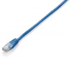 Cable EQUIP RJ45 Cat.6 U/UTP 0.5m Azul