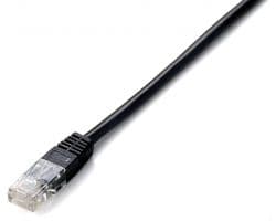 Cable EQUIP RJ45 Cat.5e U/UTP 0.5m Negro