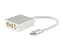 EQUIP Cable USB Tipo C/M-DVD-I Dual/H 15cm