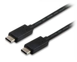 Cable EQUIP USB-C/M a USB-C/M 1m Negro