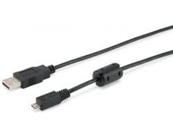 Cable EQUIP USB-A/M a mUSB-B/M 1m Negro