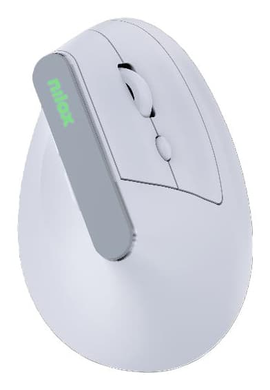 Nilox NXMOEVR01W ratón Universal Mano derecha RF Wireless + Bluetooth Óptico 1600 DPI