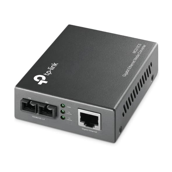TP-Link Omada MC210CS convertidor de medio 1000 Mbit/s 1310 nm Monomodo Negro