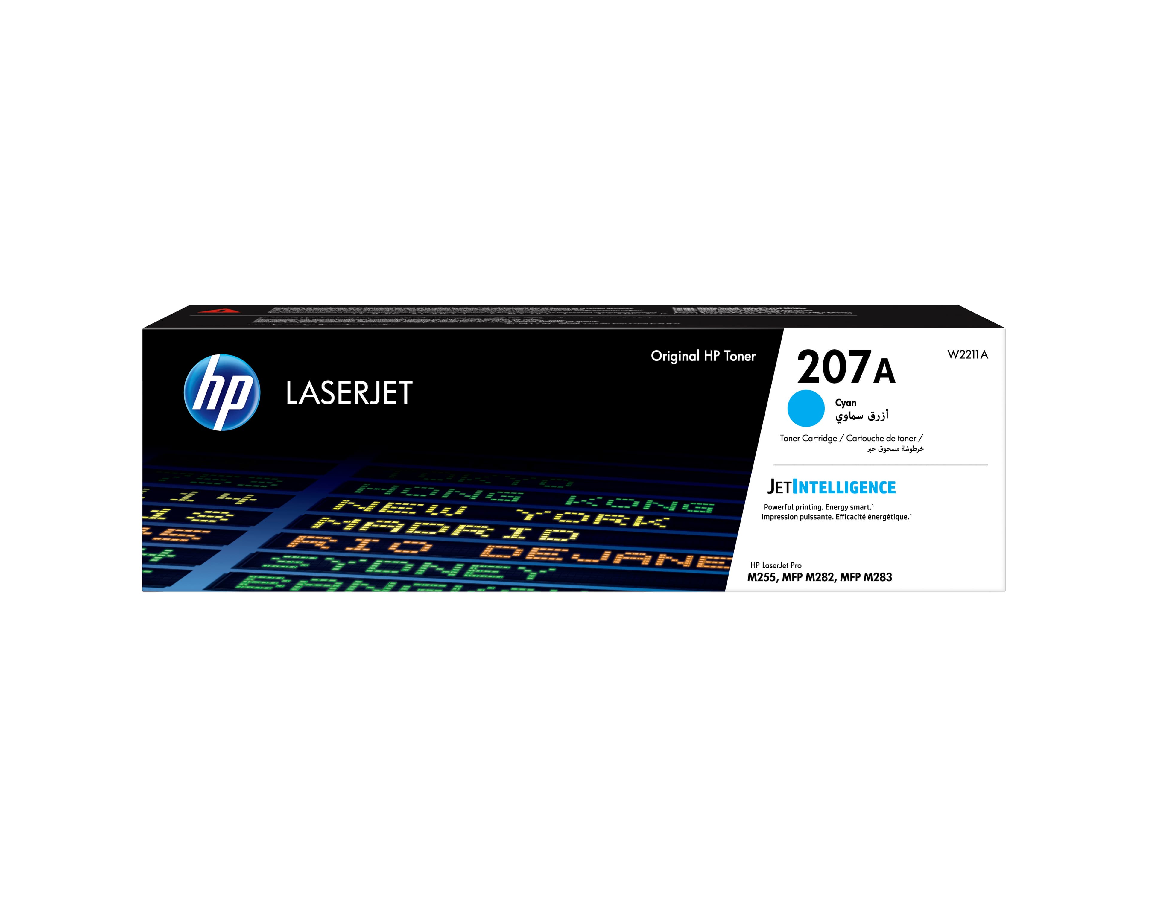 HP Cartucho de tóner Original 207A LaserJet cian