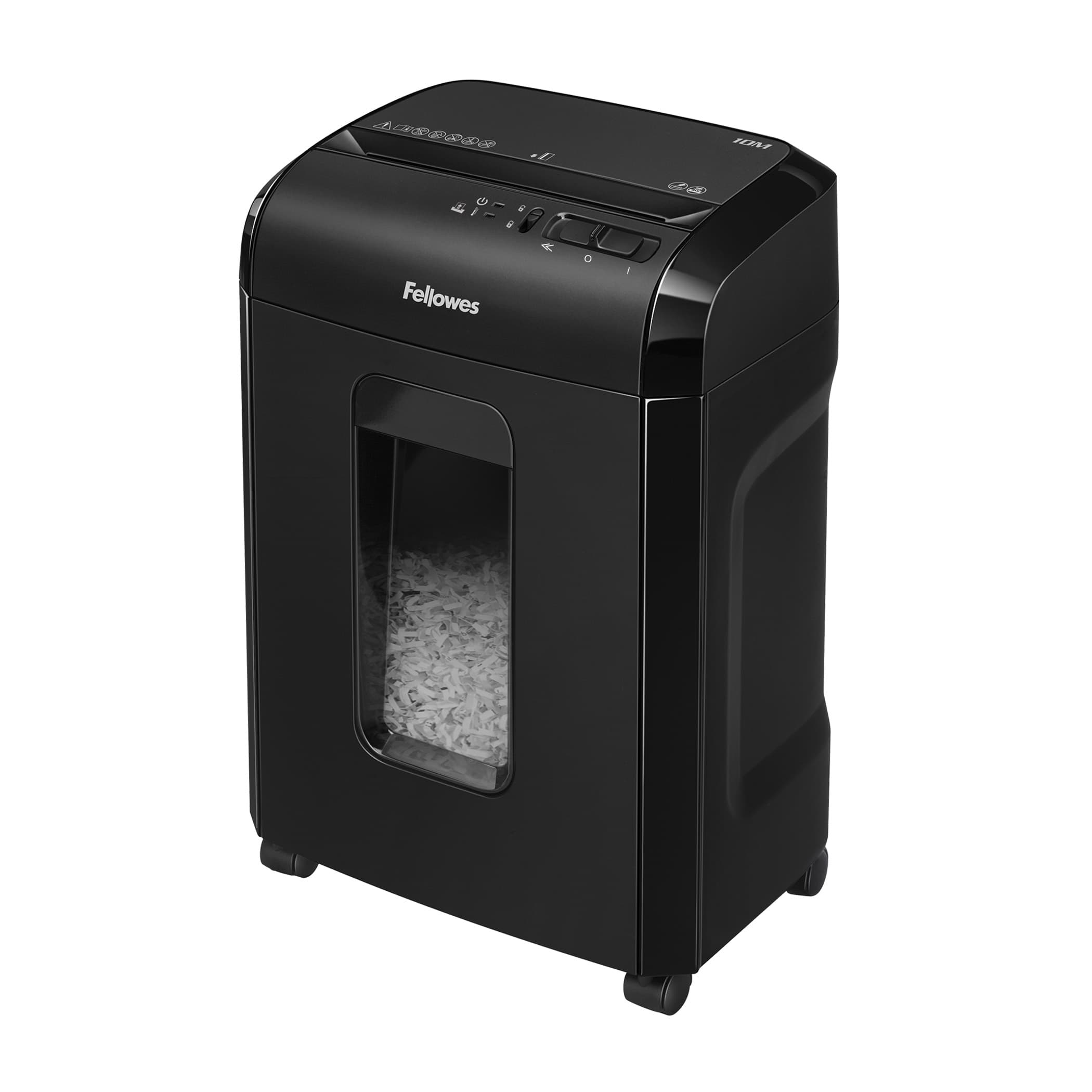 Fellowes Powershred 10M triturador de papel Microcorte Negro