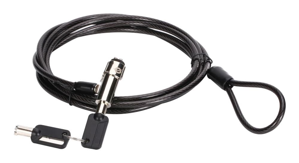 Conceptronic CUSTODIO02BNM cable antirrobo Negro 1,8 m