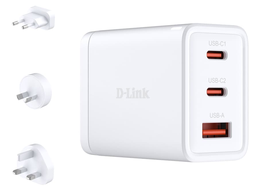 D-Link DCP-651 cargador de dispositivo móvil Universal Blanco Corriente alterna Carga rápida Interior