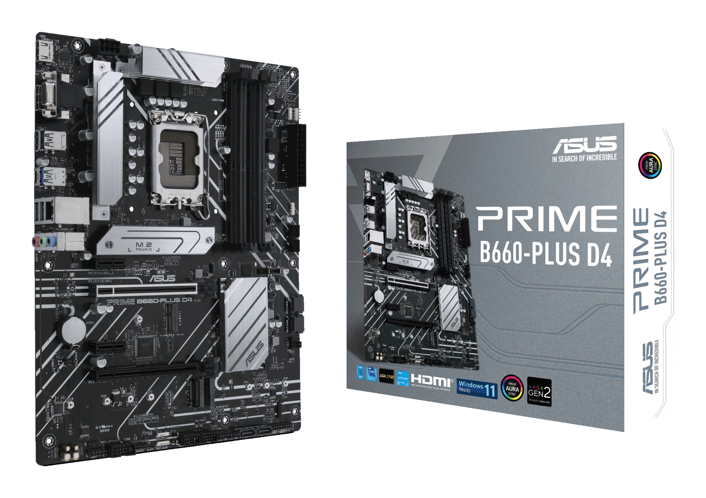 ASUS PRIME B660-PLUS D4 Intel B660 LGA 1700 ATX