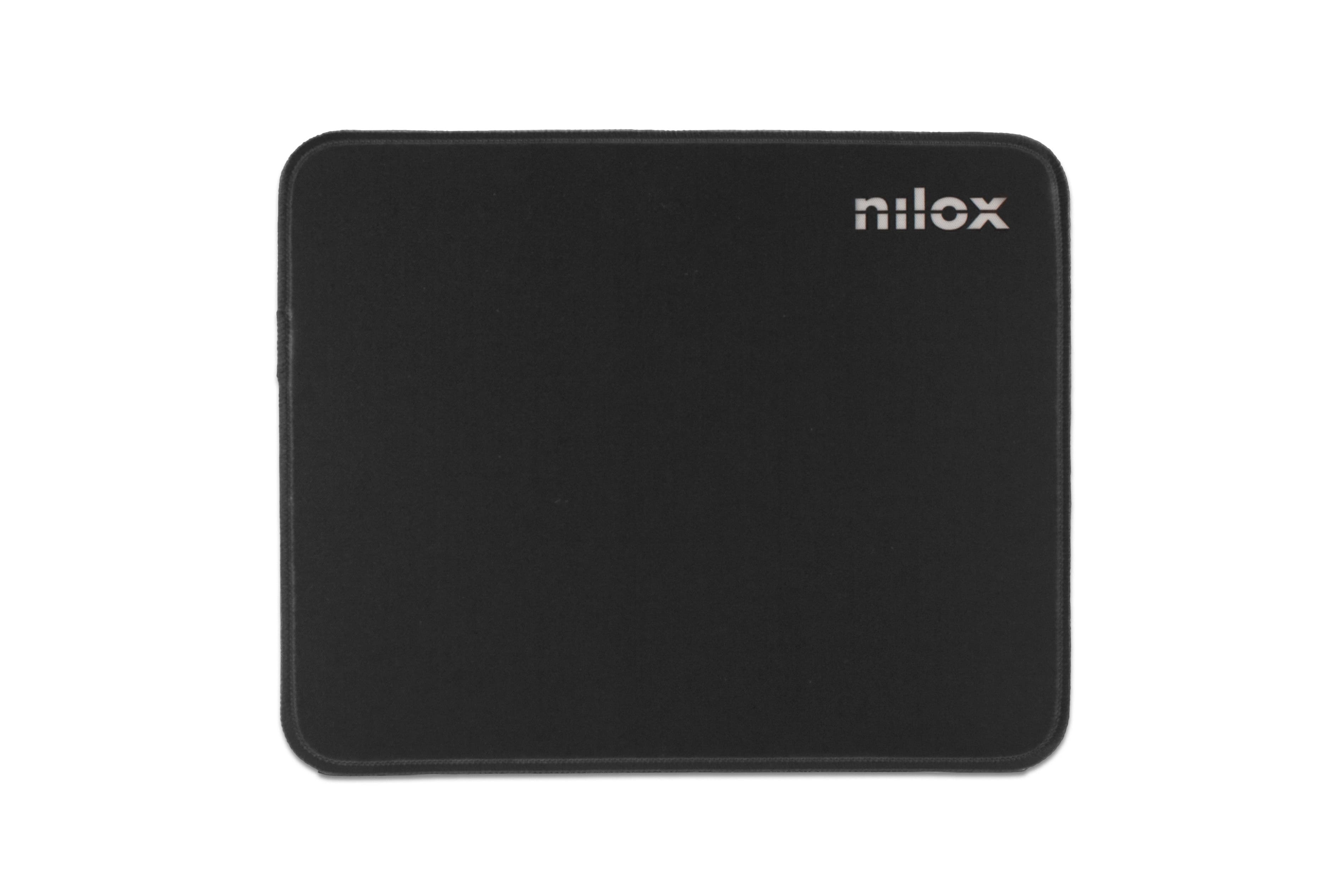 Nilox Alfombrilla negra para ratón de