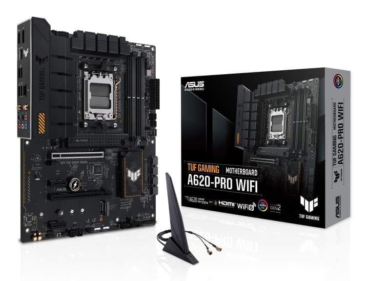 ASUS TUF GAMING A620-PRO WIFI AMD A620 Zócalo AM5 ATX