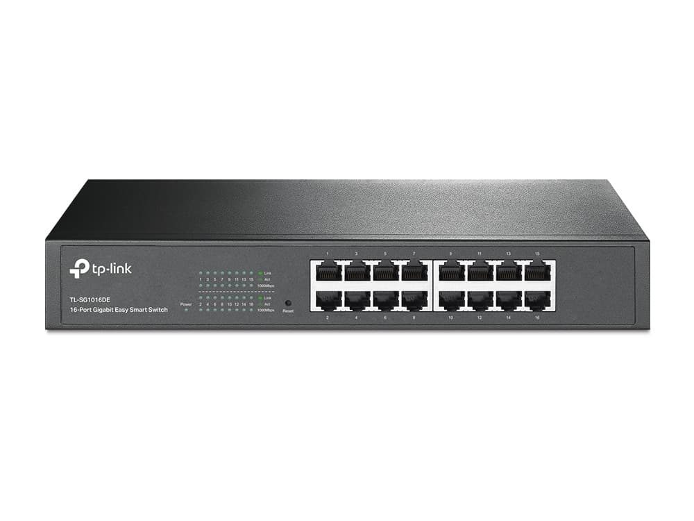 TP-Link TL-SG1016DE switch Gestionado L2 Gigabit Ethernet (10/100/1000) Negro