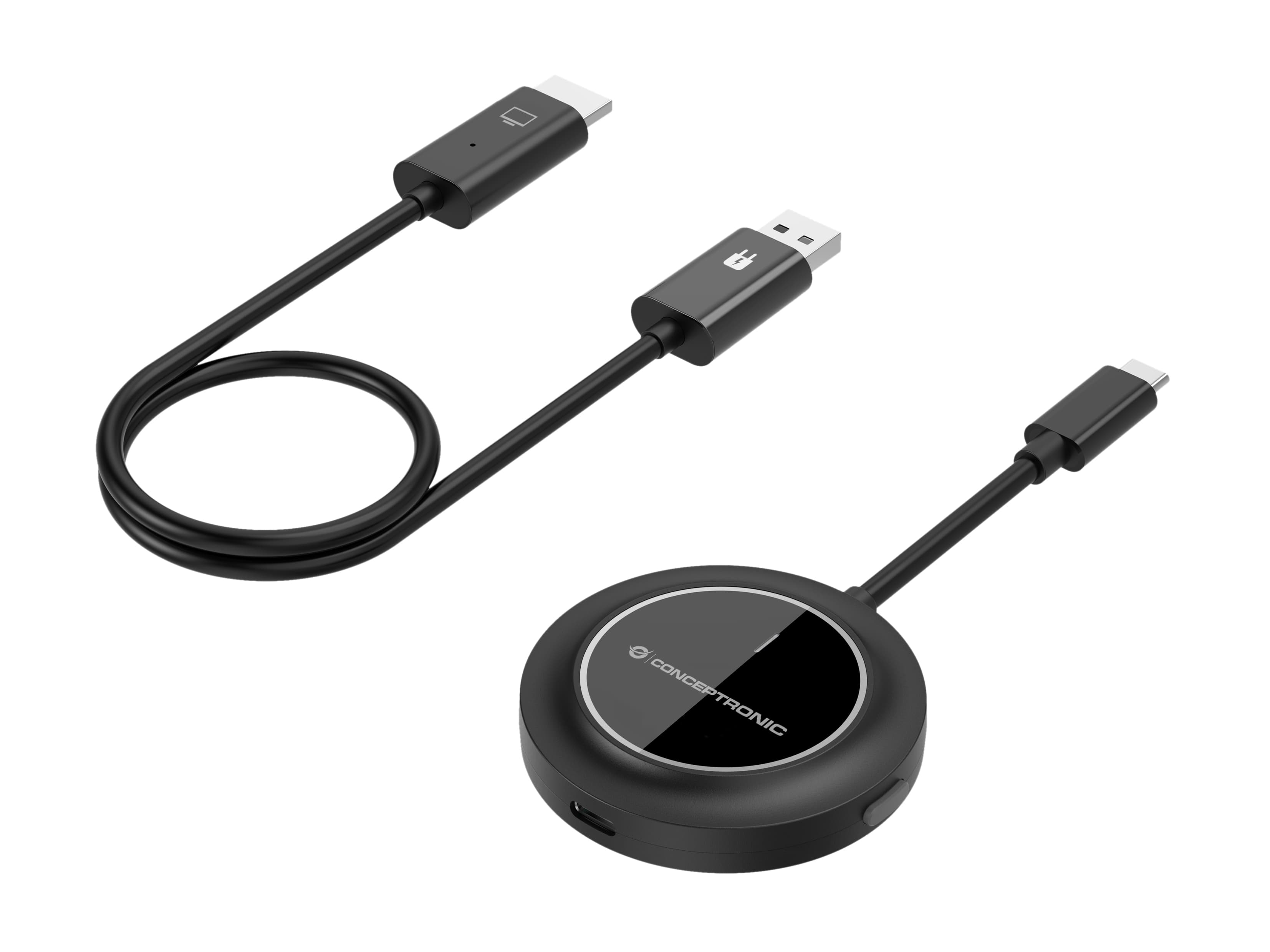 Conceptronic ATHERIC01B adaptador de pantalla inalámbrico HDMI/USB Full HD Mochila