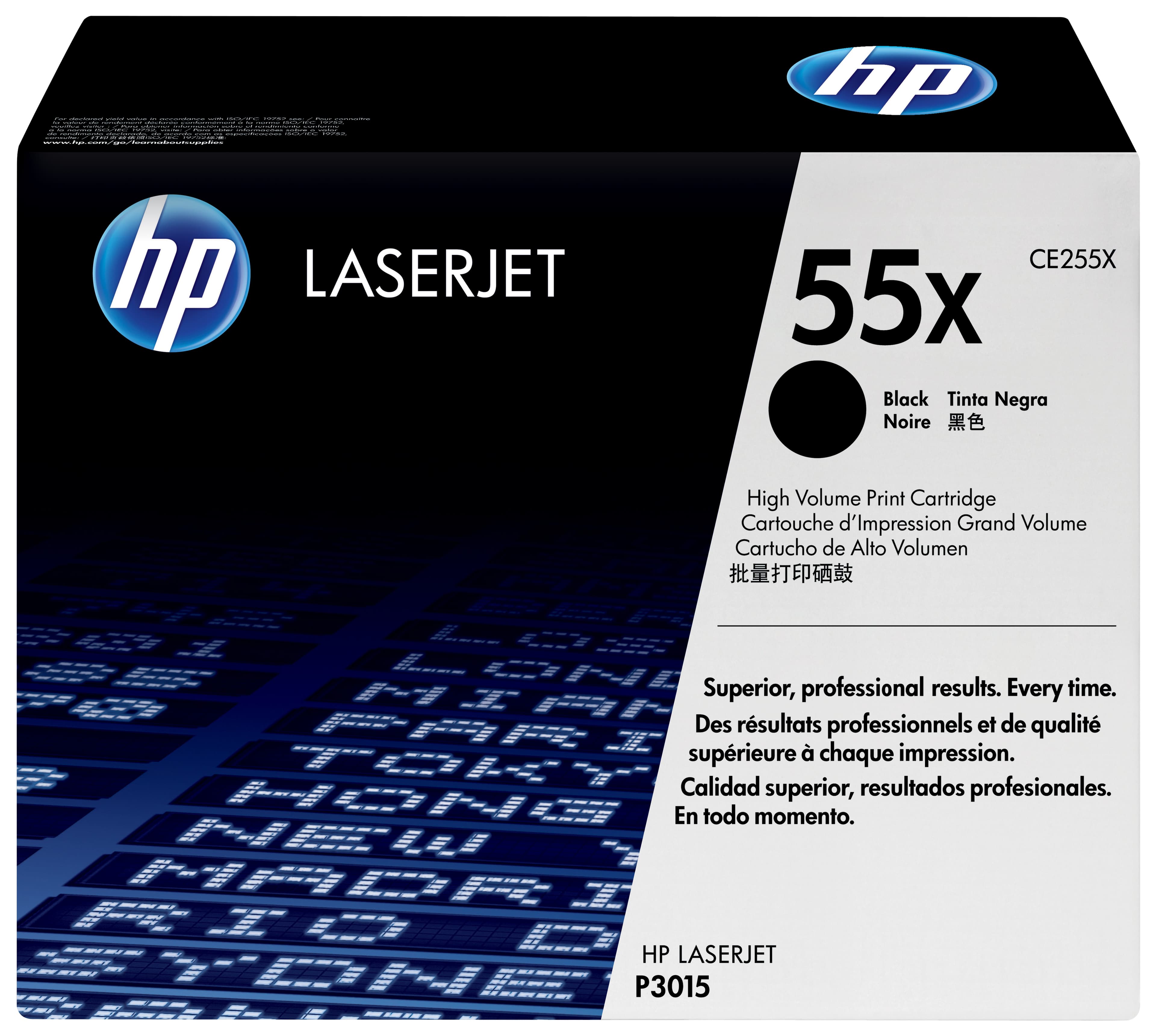 HP Cartucho de tinta original 55X de alta capacidad negro