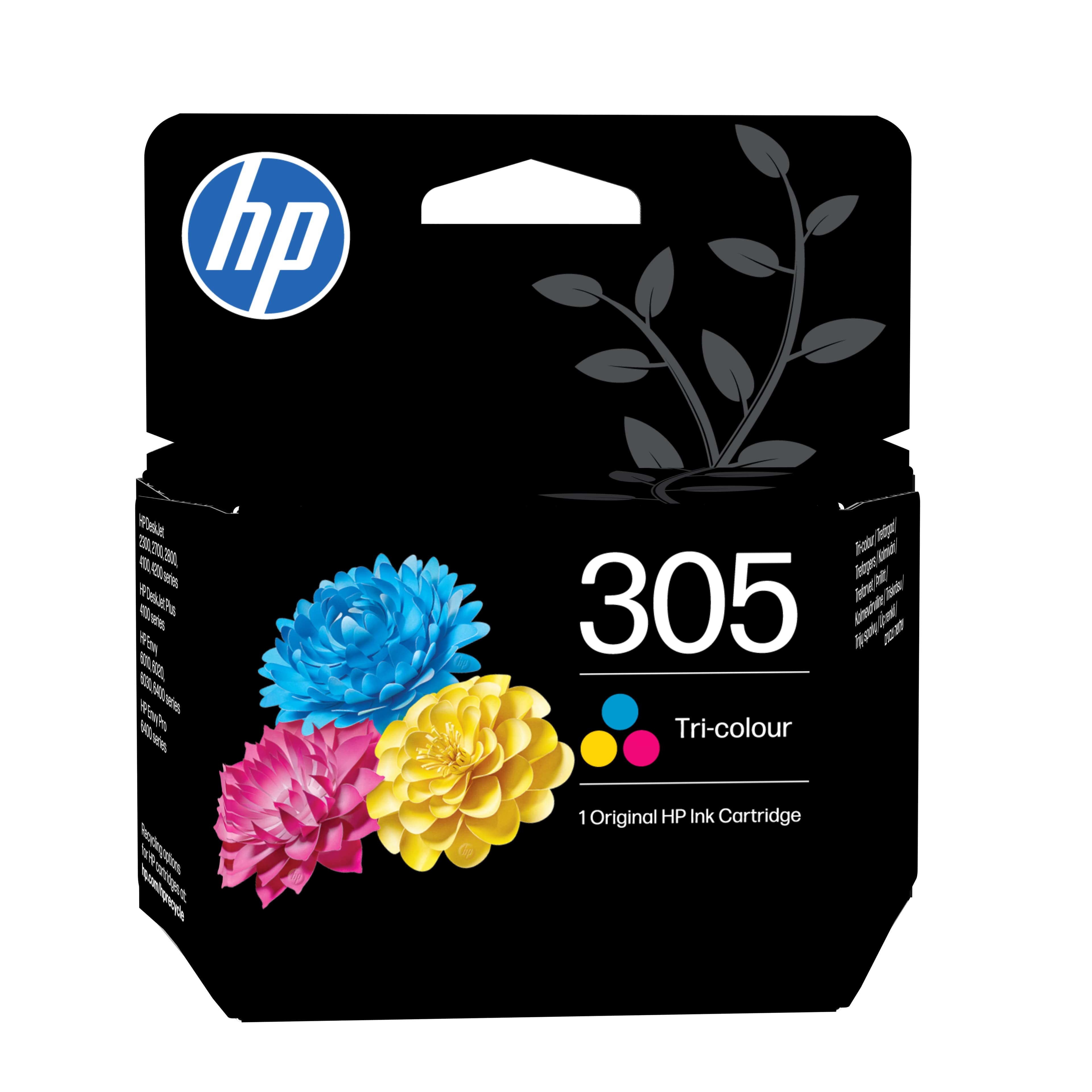 HP Cartucho de tinta Original 305 tricolor