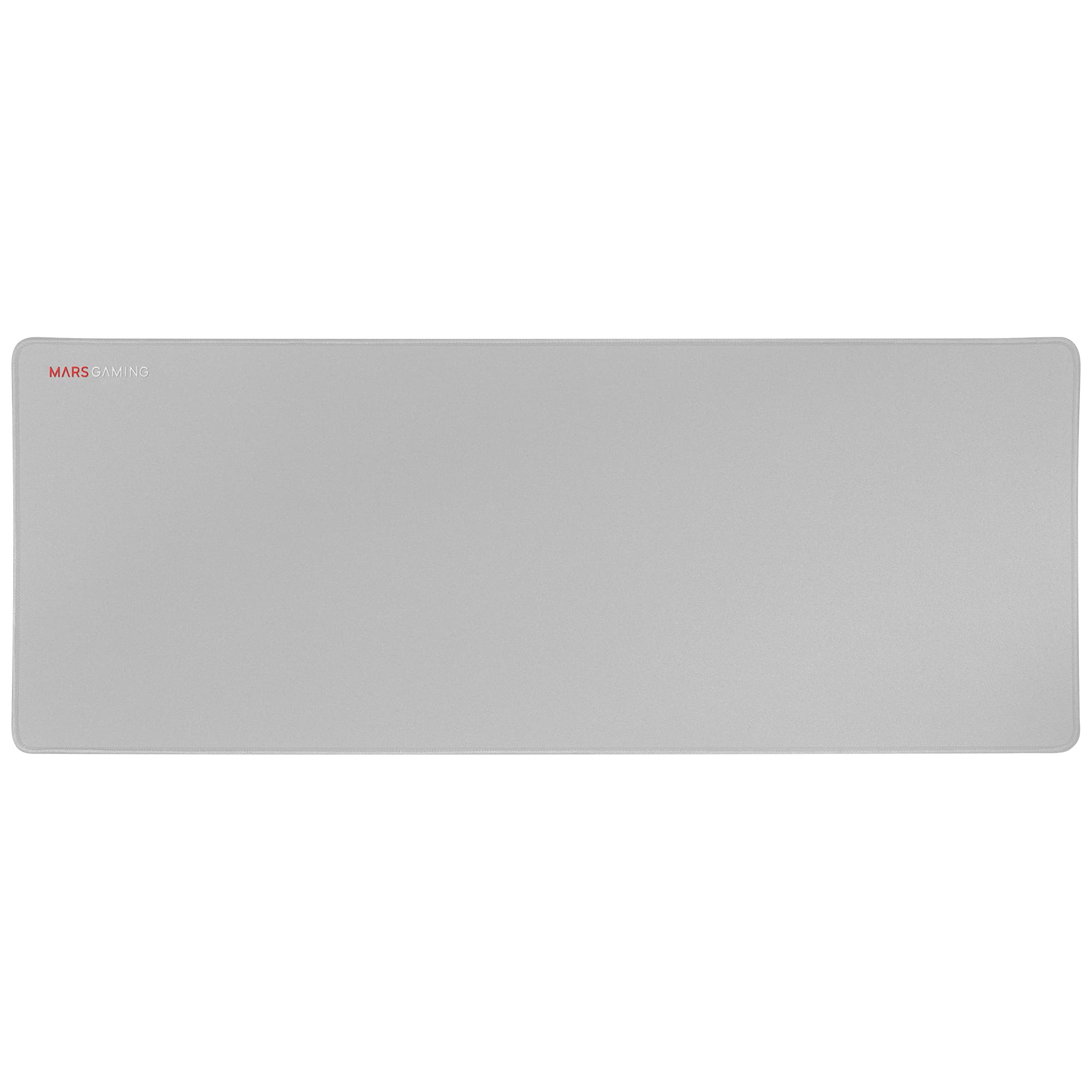 Mars Gaming MMPXLS Plata, Alfombrilla Gaming XL, Doble capa Nanotejido y Goma Natural, 800x300x4mm