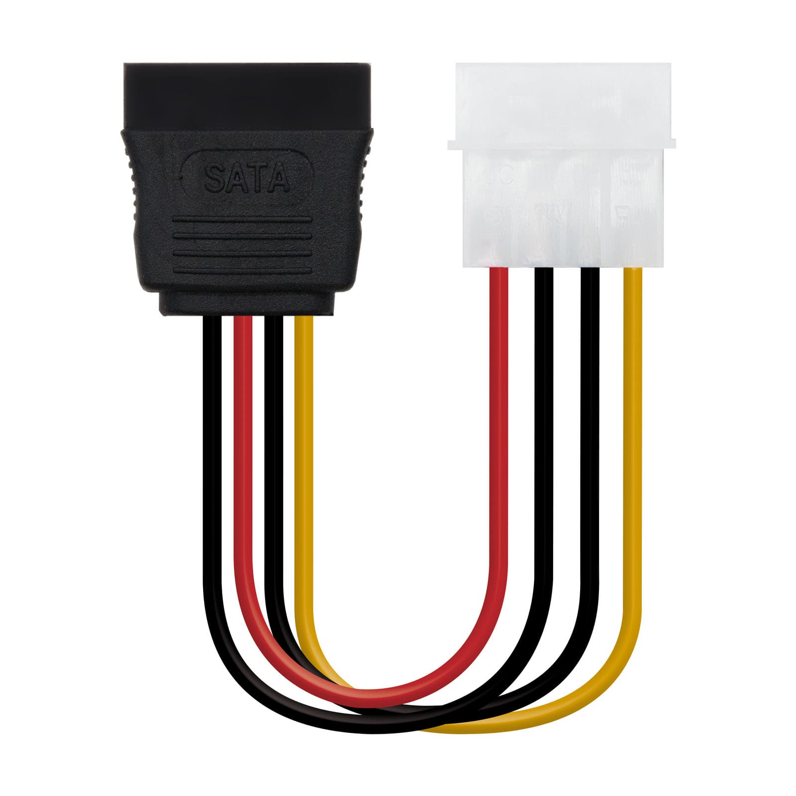 Nanocable CABLE SATA ALIMENTACION 5.25"(MOLEX 4PIN)/M-SATA/H 16CM OEM