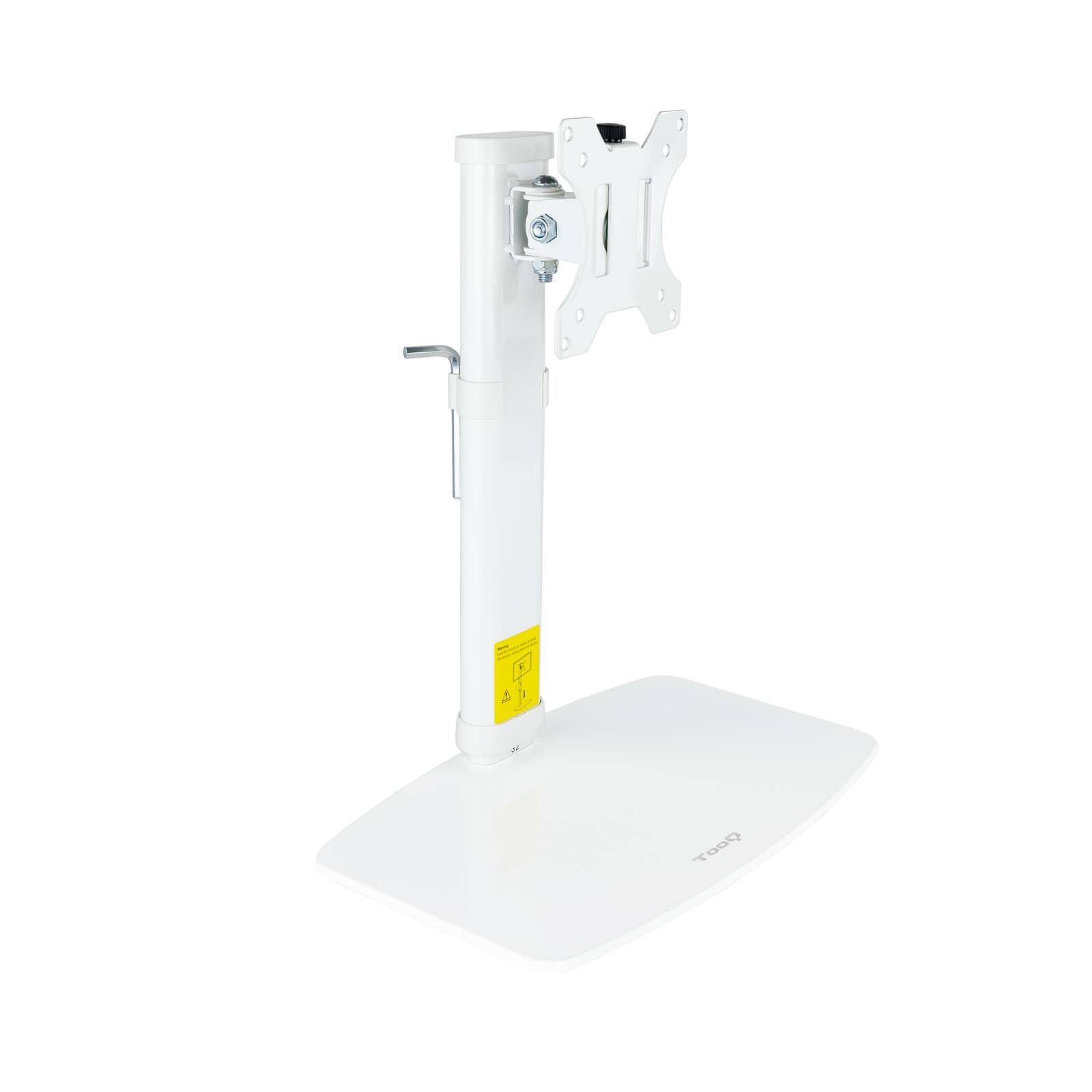 TooQ DB1127TN-W soporte para monitor 68,6 cm (27") Escritorio Blanco
