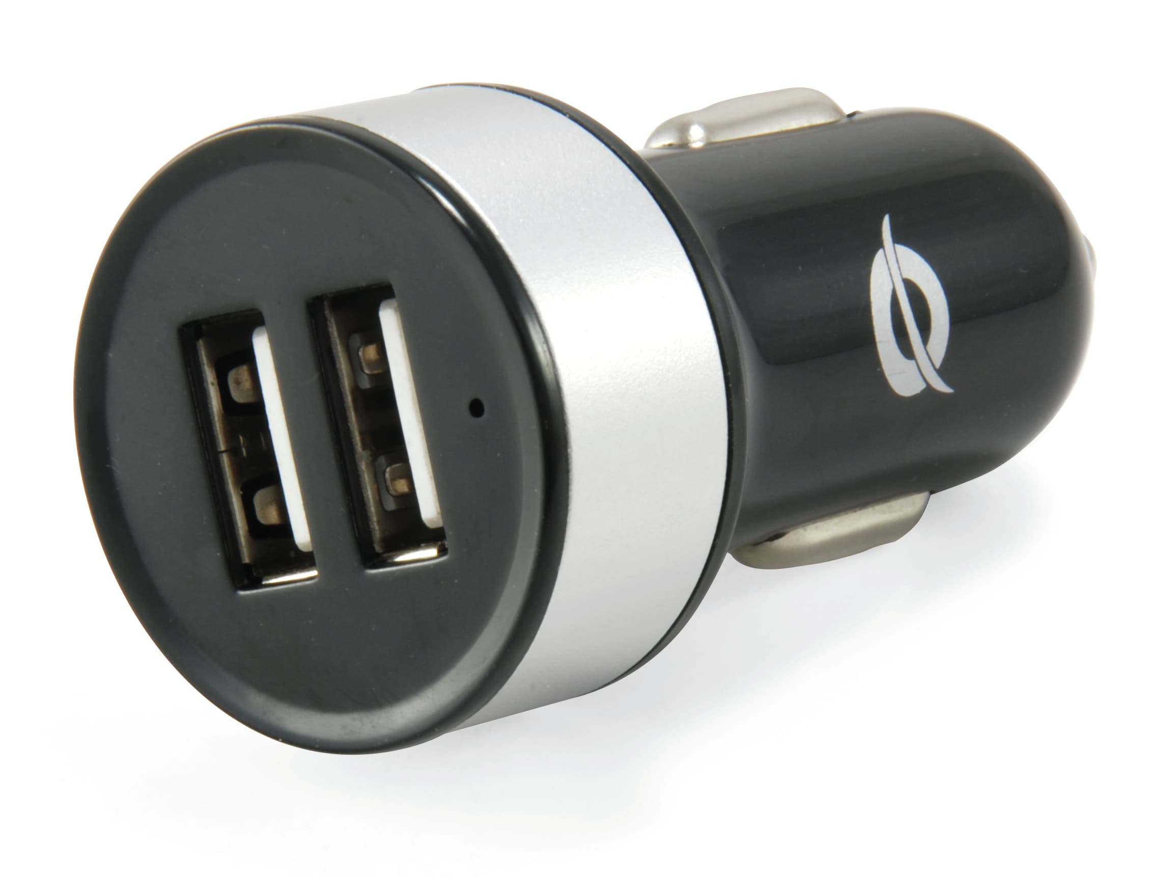 Conceptronic CUSBCAR2A cargador de dispositivo móvil Tableta Plata Encendedor de cigarrillos Auto