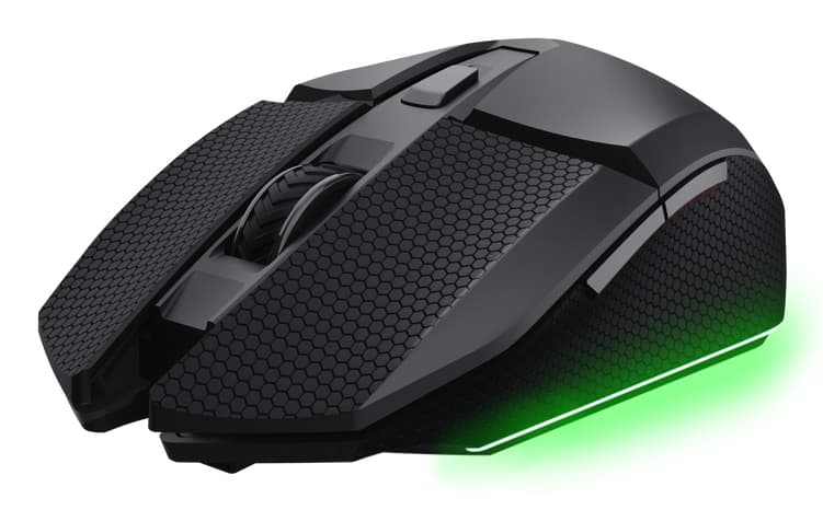 Trust GXT 122 Felox+ ratón Juego Mano derecha RF Wireless + Bluetooth Óptico 12000 DPI