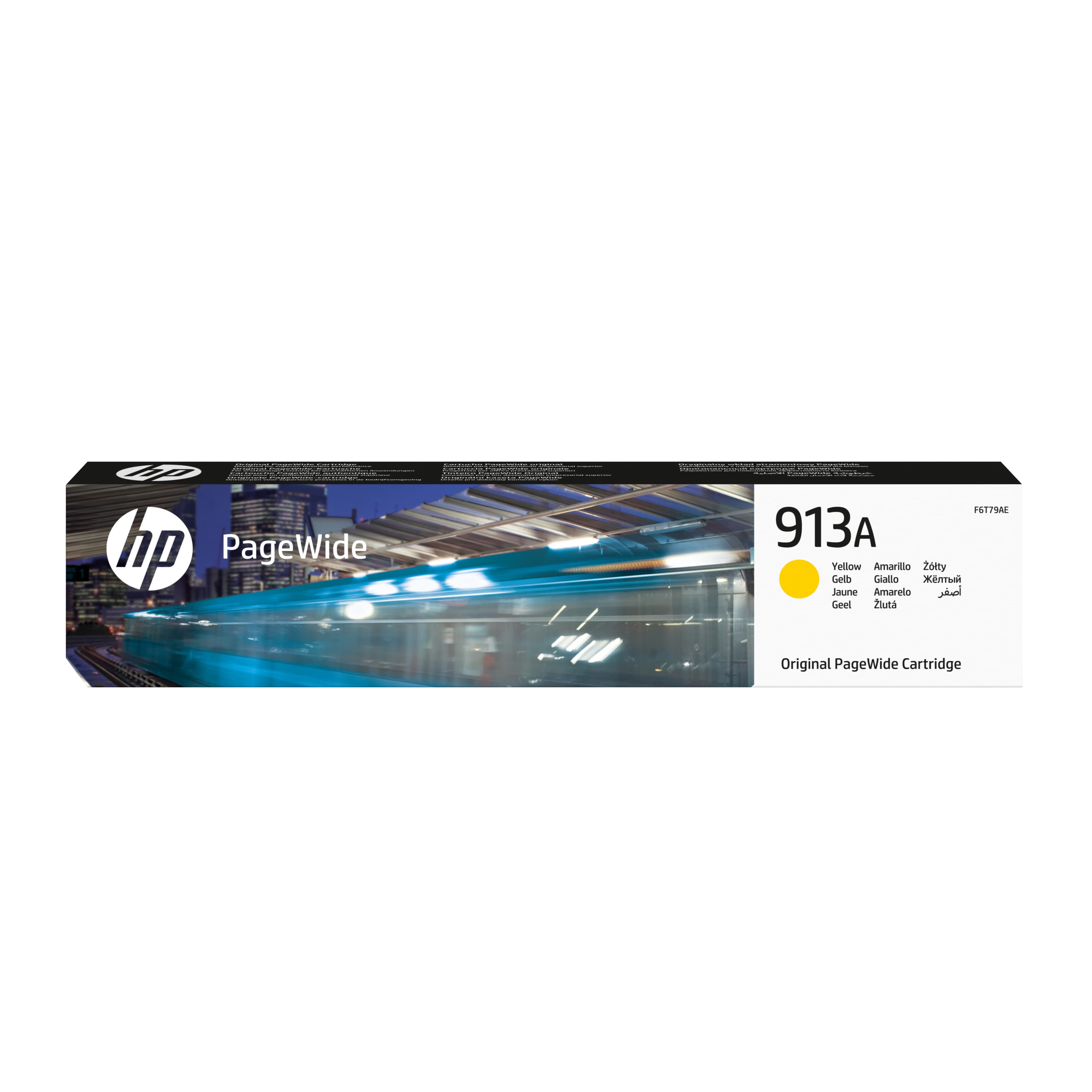 HP Cartucho amarillo original PageWide 913A