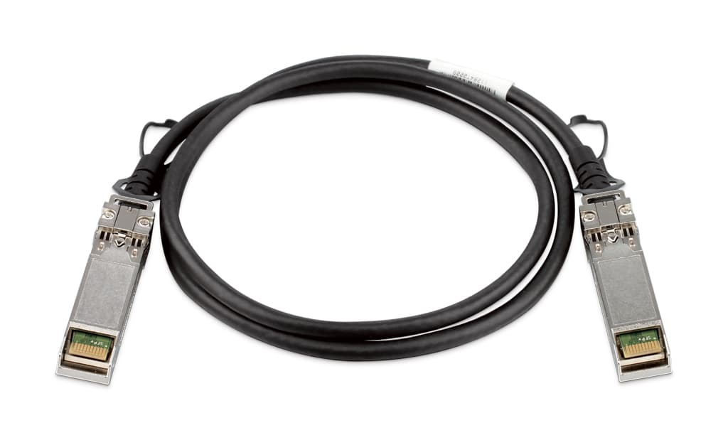 D-Link DEM-CB100S Cable de fibra óptica e InfiniBand 1 m SFP+ Negro