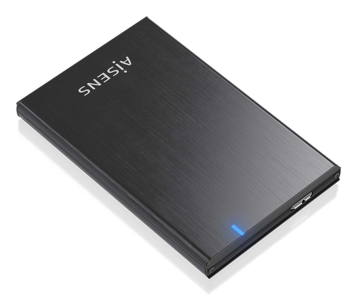 AISENS Caja externa 2.5" ASE-2528B 9.5mm SATA a USB 3.0/USB3.1 Gen1, Negro