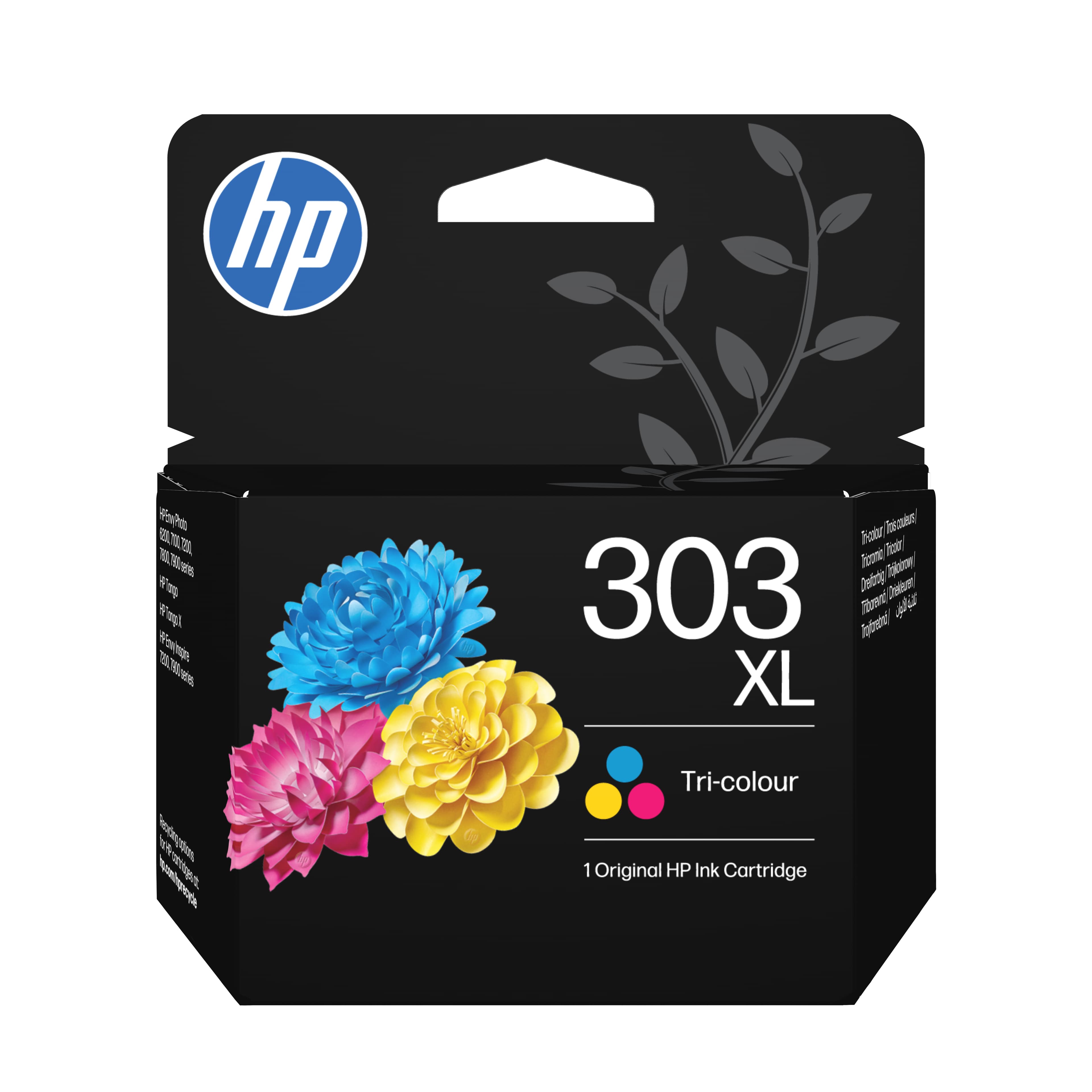 HP Cartucho de tinta Original 303XL tricolor de alta capacidad