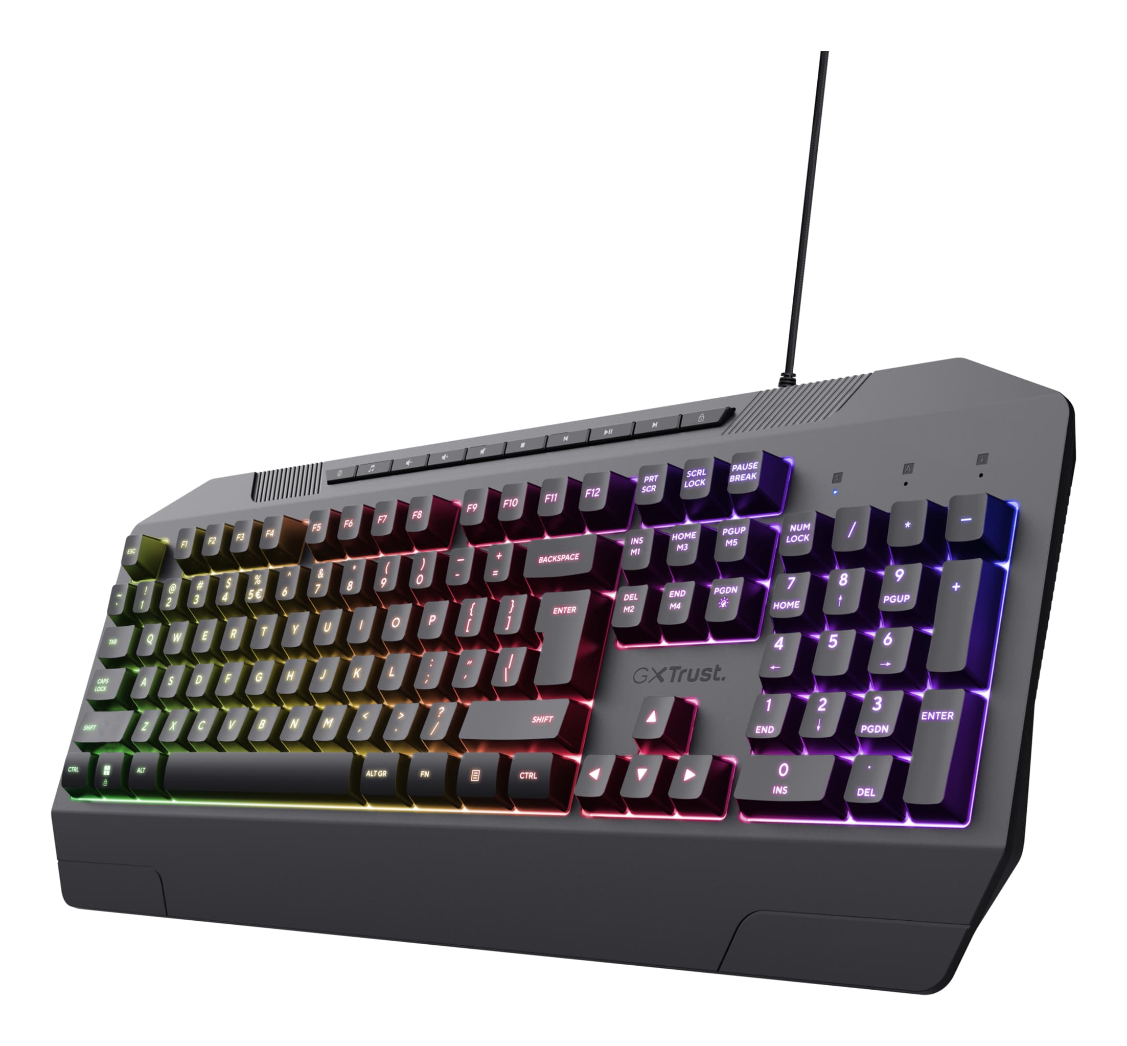 Trust GXT 836 Evocx Teclado gaming iluminado
