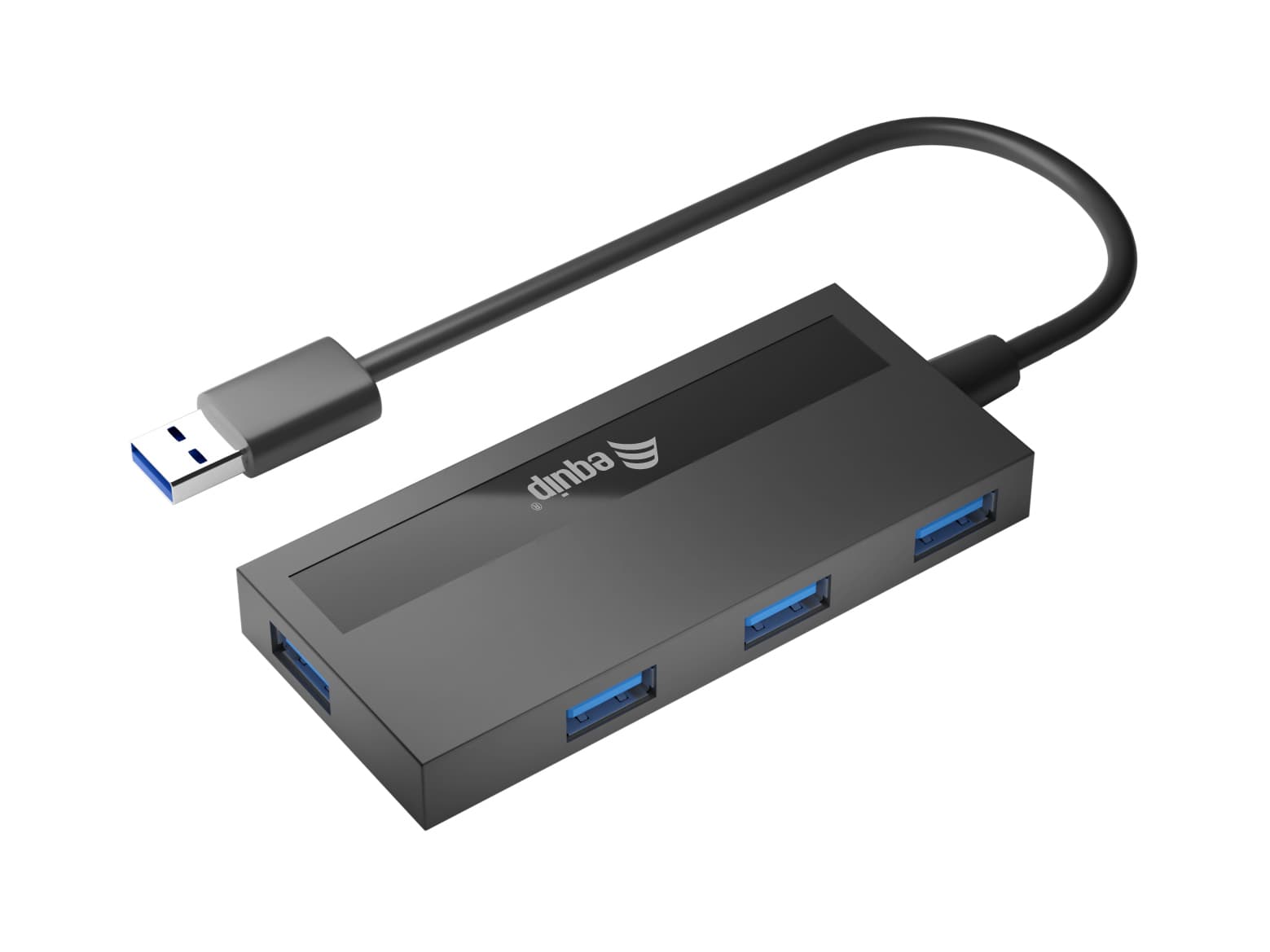Equip 128956 hub de interfaz USB 3.2 Gen 1 (3.1 Gen 1) Type-A 5000 Mbit/s Negro