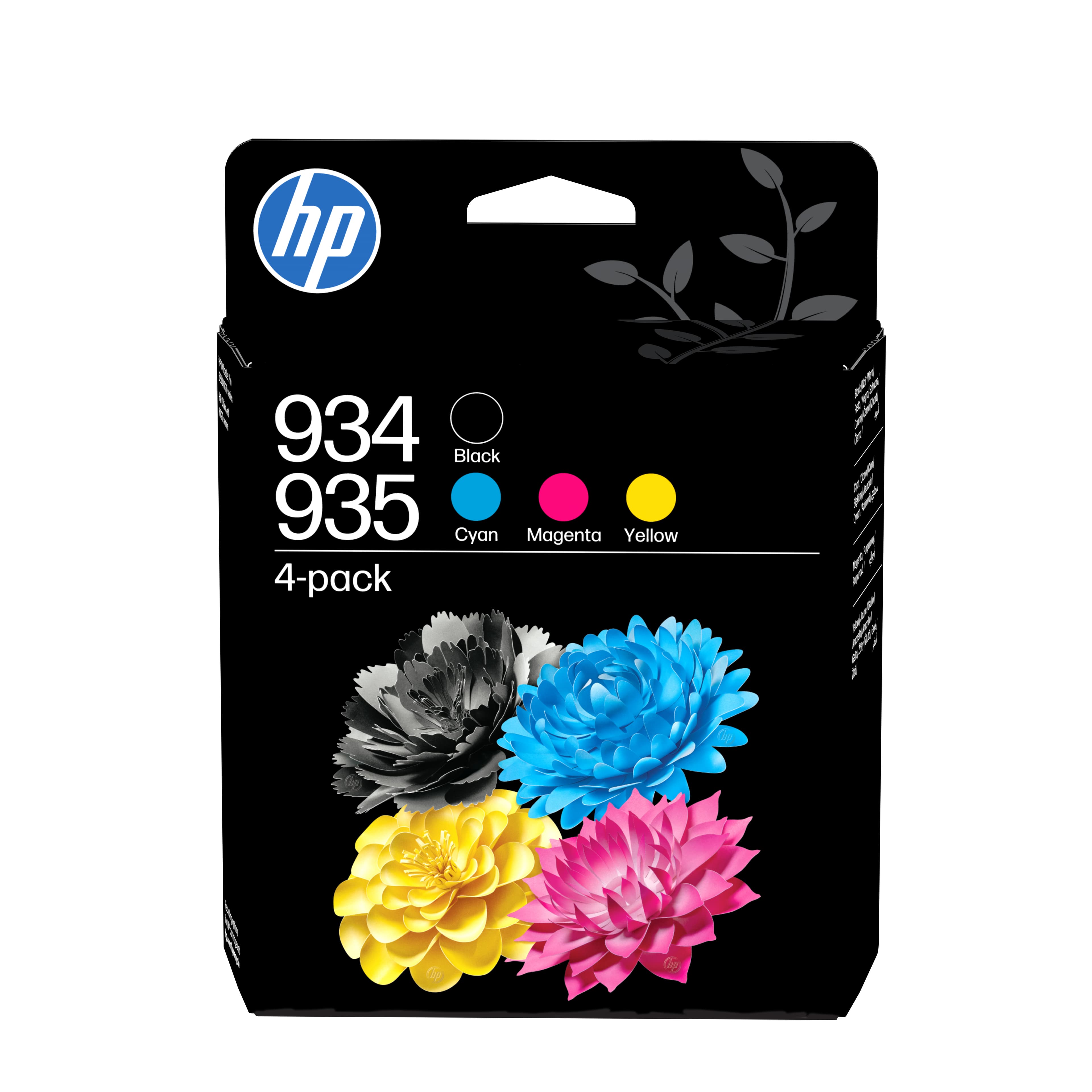 HP Paquete de 4 cartuchos de Tinta Original 934 negra/935 cian/magenta/amarilla