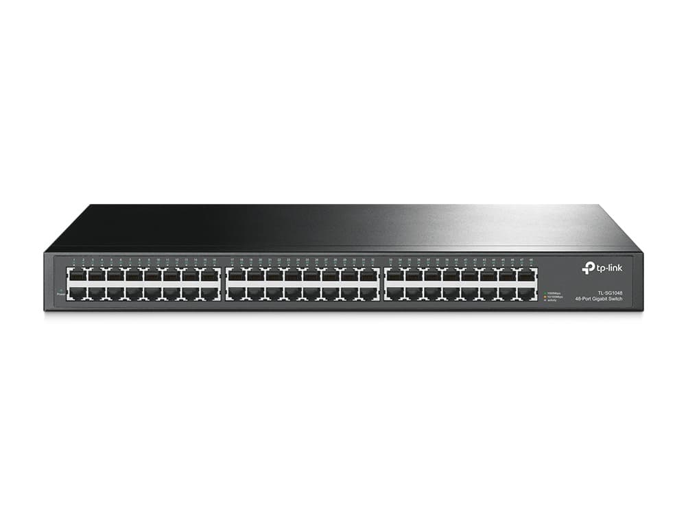 TP-Link TL-SG1048 switch No administrado Gigabit Ethernet (10/100/1000) 1U Negro
