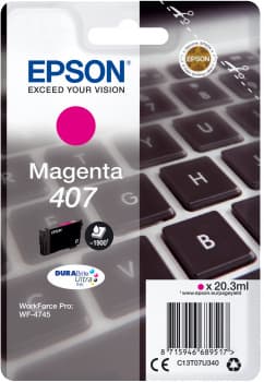 Epson Tinta magenta 407L DURABrite Ultra Teclado