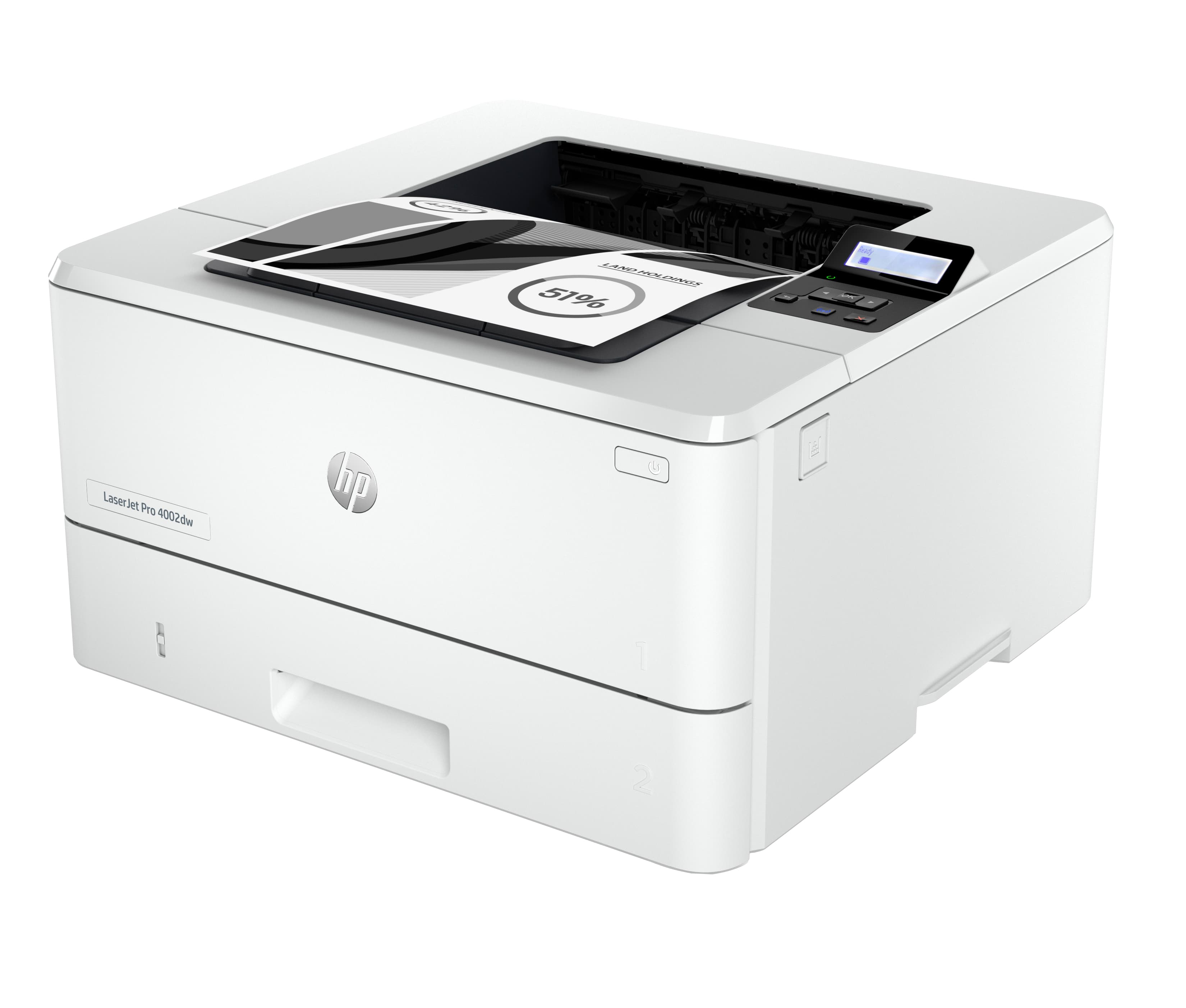 HP LaserJet Pro 4002dw Inalámbrico Blanco y negro Impresora, Impresión a doble cara; A doble cara