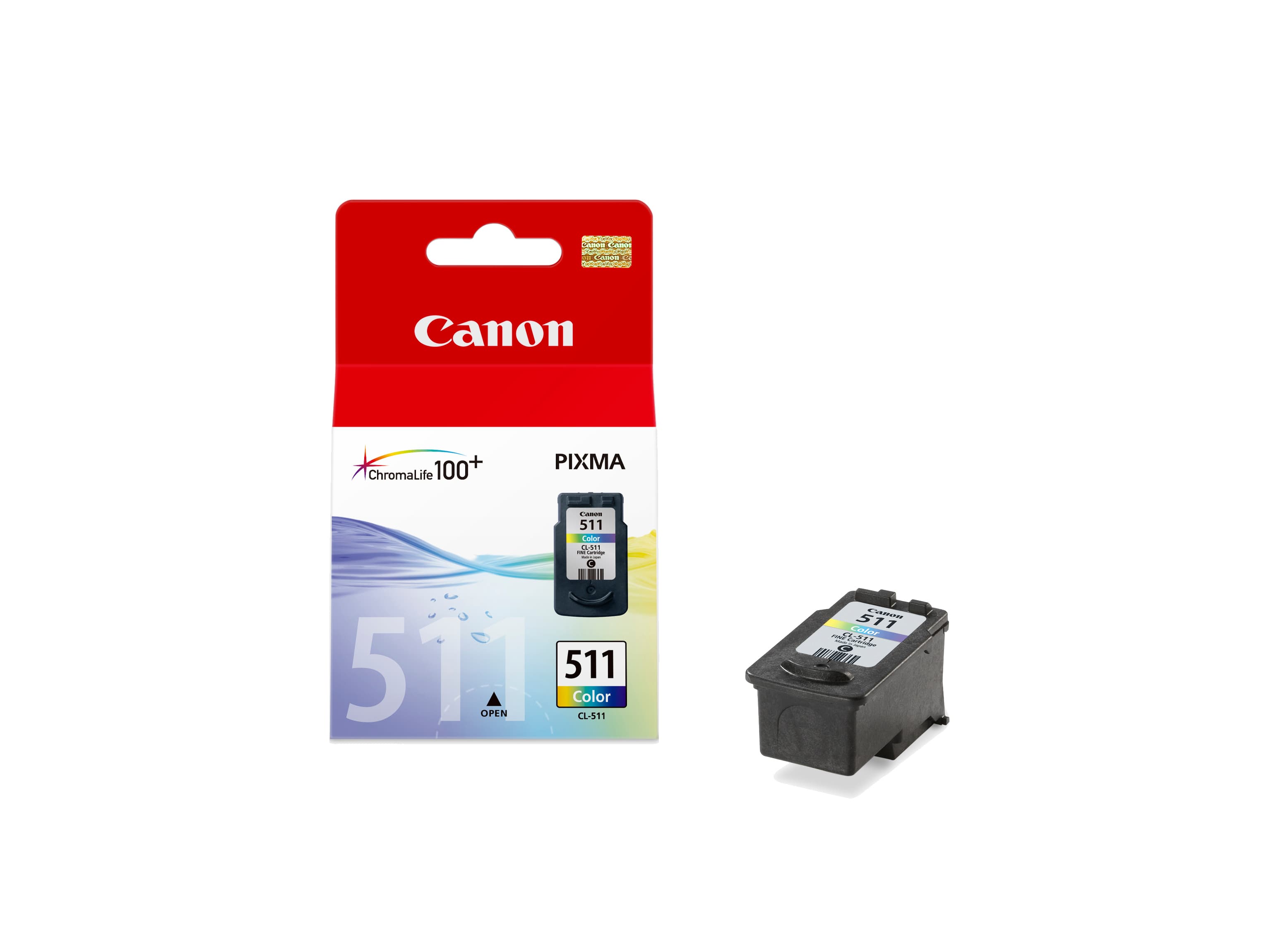 Canon CL-511 cartucho de tinta 1 pieza(s) Original Cian, Magenta, Amarillo