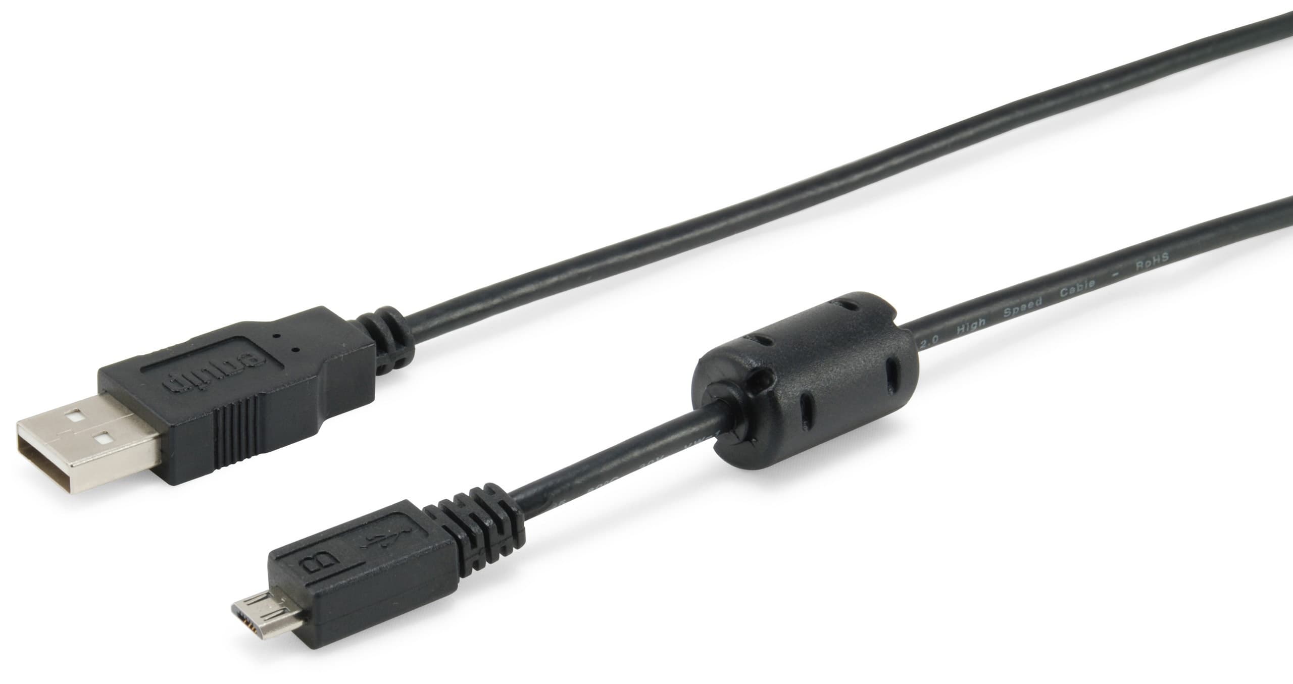 Equip 128596 Cable USB 2.0 Tipo A a Micro-B, 1,0m , Negro