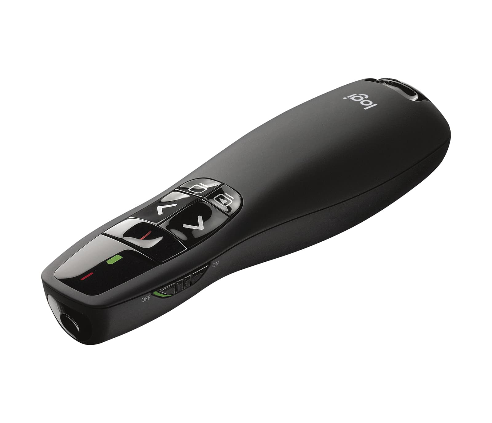 Logitech R400 apuntador inalámbricos RF Negro