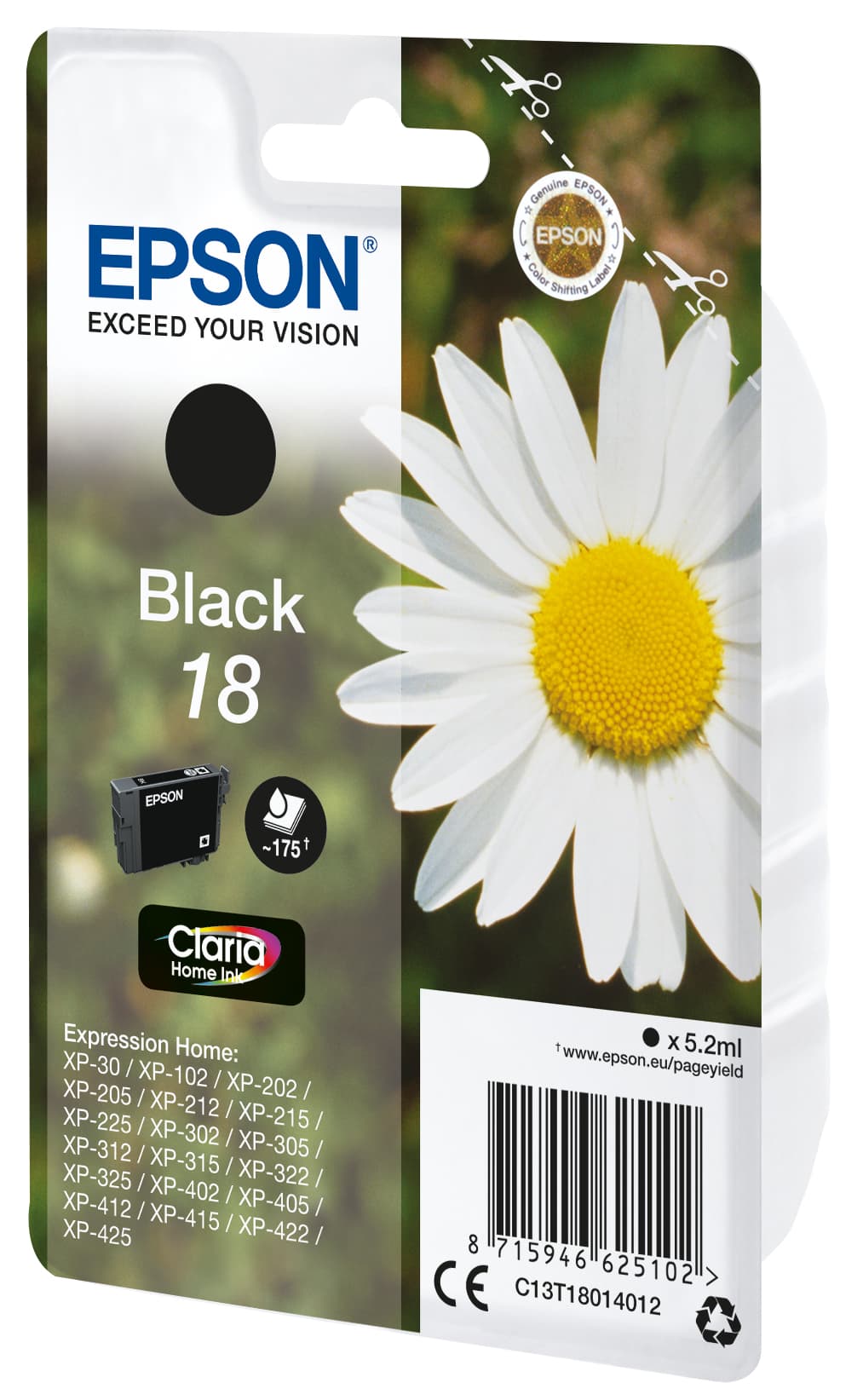Epson Daisy Tinta negra 18 Claria Home Margarita