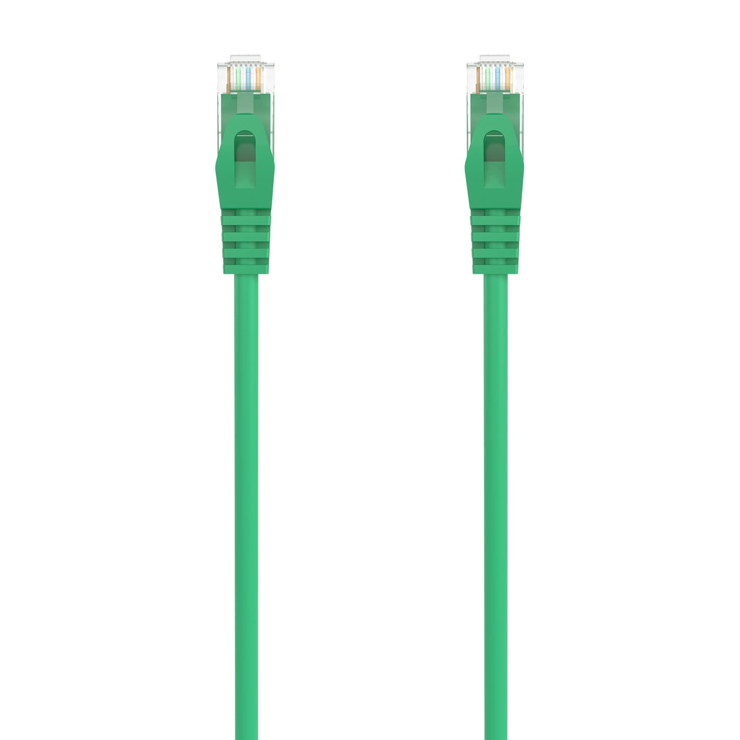 AISENS Cable de Red Latiguillo RJ45 LSZH Cat.6A 500 Mhz UTP AWG24, Verde, 0.5M
