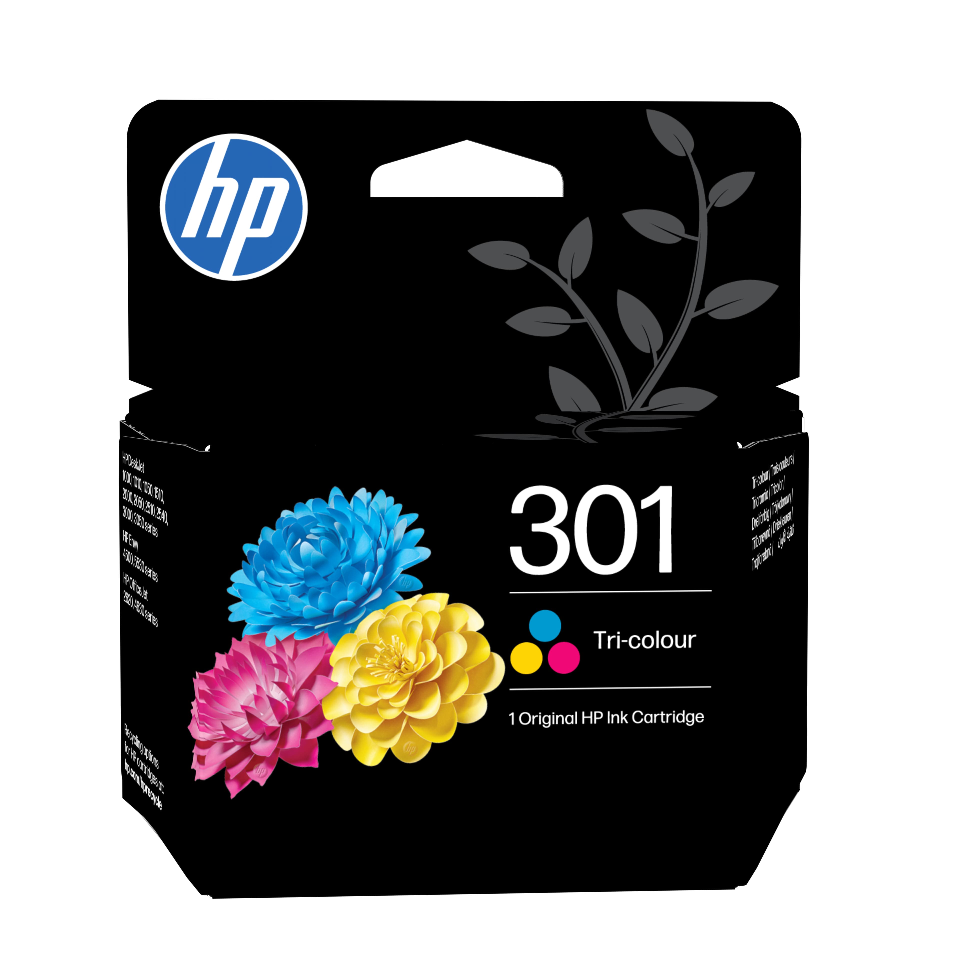 HP Cartucho de tinta original 301 Tri-color