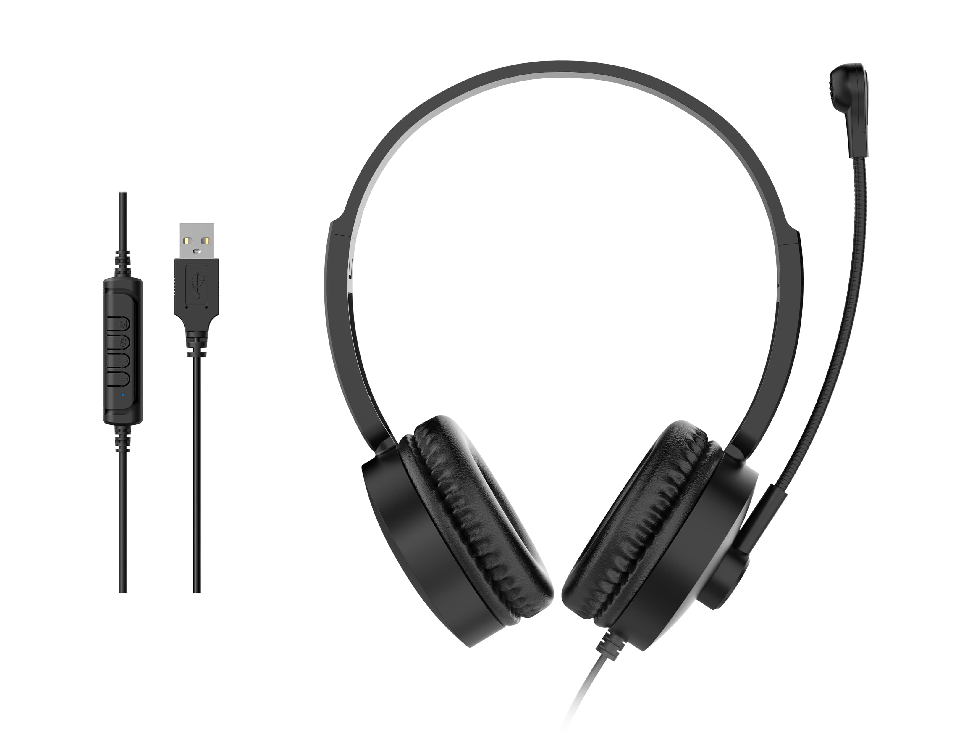 Equip 245301 auricular y casco Auriculares Alámbrico Diadema Llamadas/Música Negro