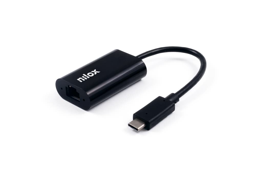 Nilox Adaptador de red USB-C/RJ45 GIGABIT