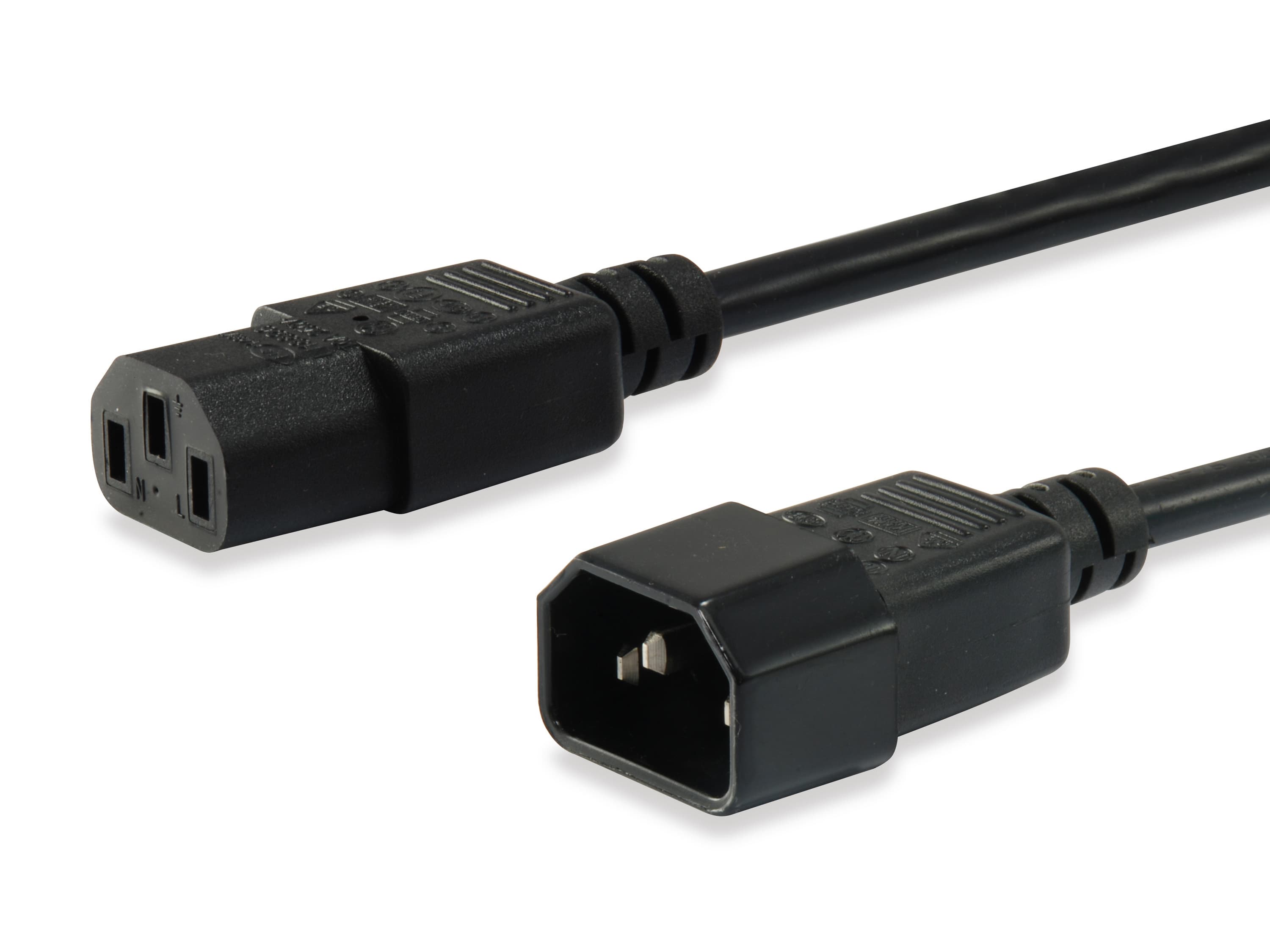 Equip 112100 cable de transmisión Negro 1,8 m C14 acoplador C13 acoplador