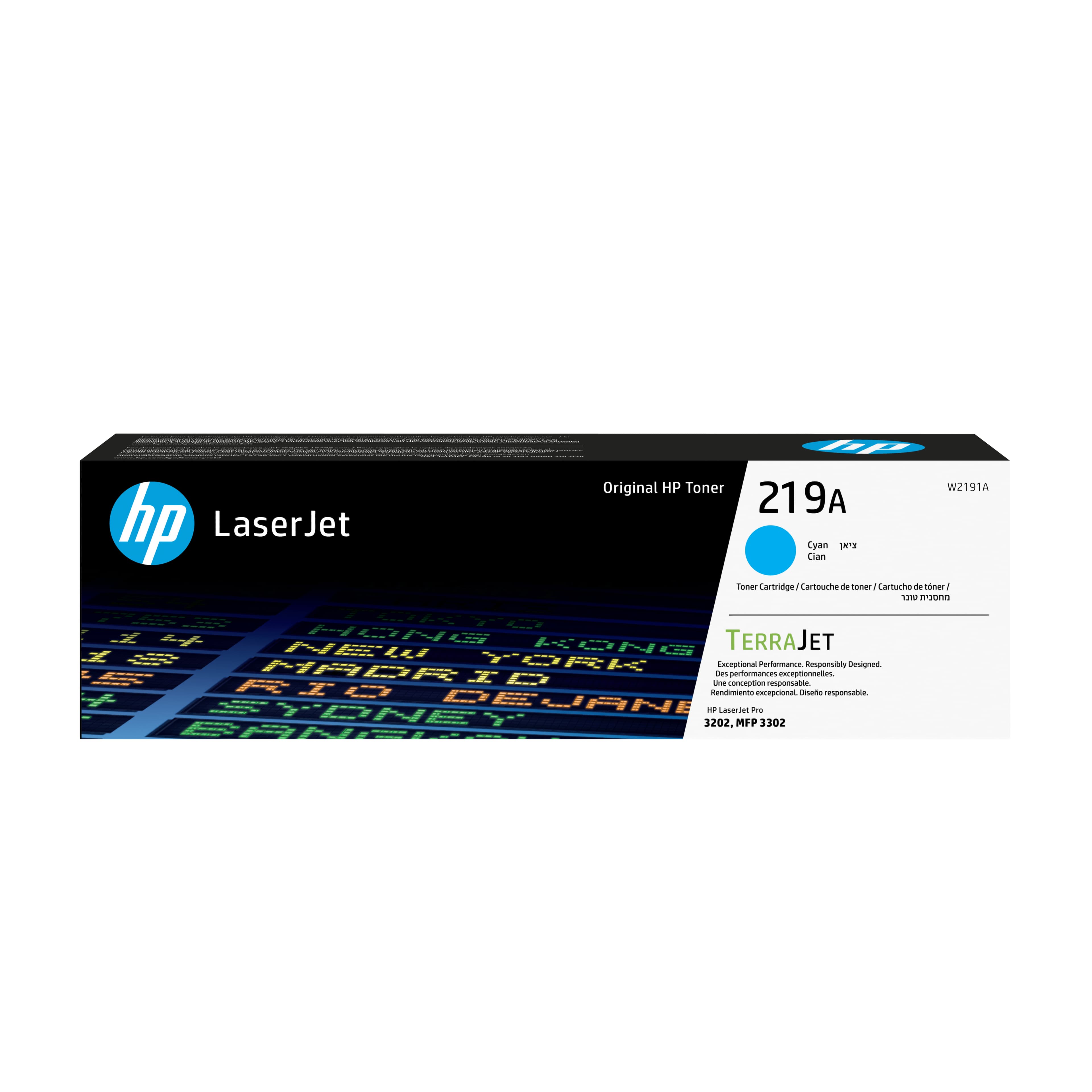 HP Cartucho de Tóner Original LaserJet 219A cian